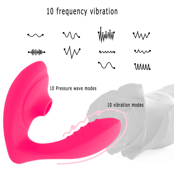 10 Frequency G Spot Wearable Vagina Dildo Vibrator Sucking Vibrators for Women Sucking Oral Clitoris Stimulator Sex Toys - Image 4