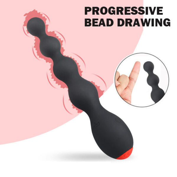 Adult Powerful Vibrator Prostate Exercise Multi-Frequency Posterior Pull Beads Anal Plugs Gay Male Stimulation G-Spot - Image 7