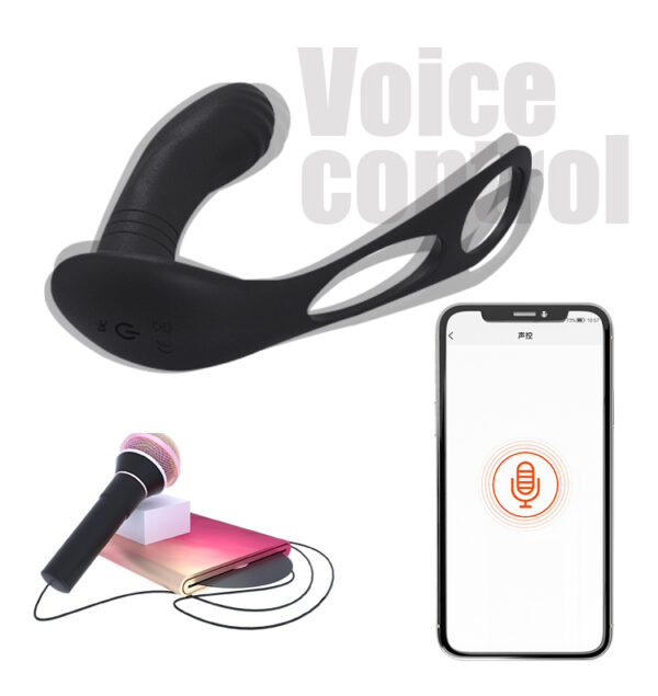 Remote Off-Site Control Double Ring Posterior Prostate Exercise Powerful Vibrator Couples Flirting Supplies - Image 4