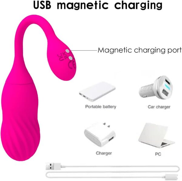 Wearable Panties Vibrator G Spot Vibrating Eggs,Mini Bullet Vibrator with Remote Control Clitoral Stimulator with 1 - Image 6