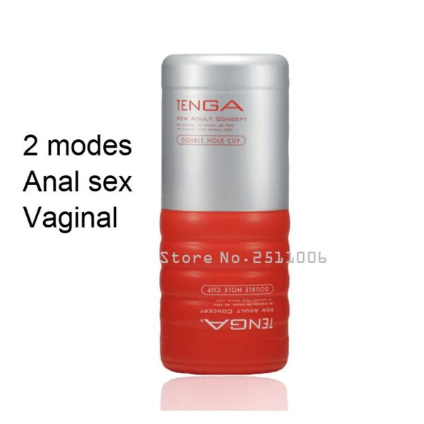 TENGA TOC-104 Double Holes Style Male Masturbators Cup,Simulated Vagina Realistic Pussy Vagina Anus Adult Sex Toys - Image 6