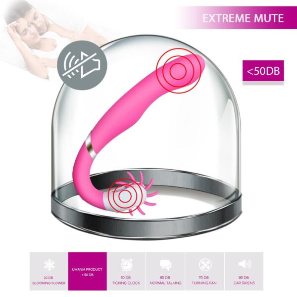 Unique Brushes Design for Better Clitoris Stimulation Plus G Spot Vibrator, Powerful Dual Motors Sex Toy - Image 4