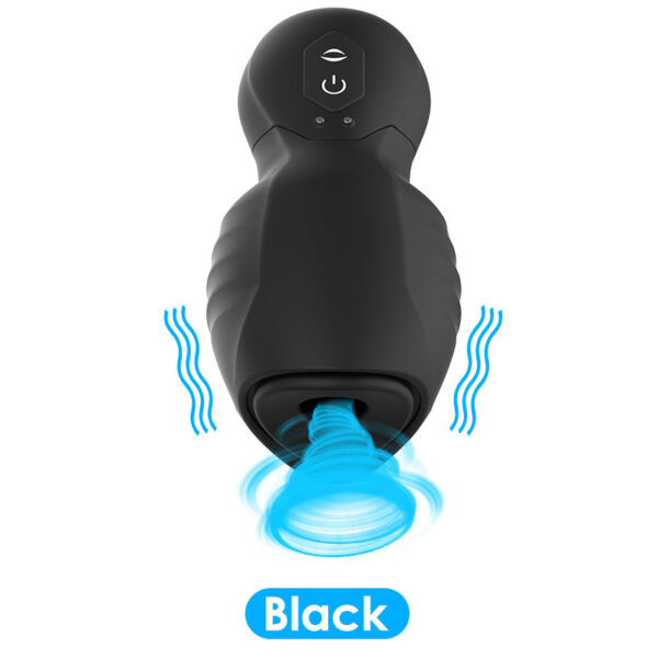 Men's Masturbation Multi Frequency Sucking Vibration Aircraft Cup Glans Training Massage Stimulator Adult Sex Toys - Image 3