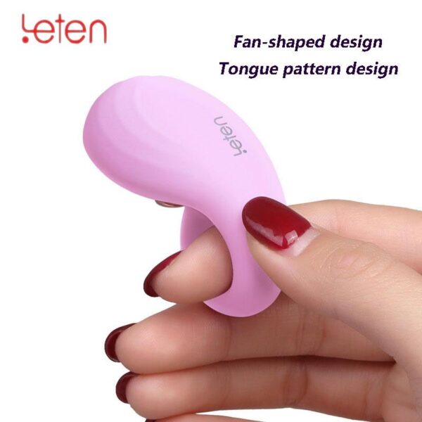 Leten Sex Products For Couples Love Tongue Ring Finger Vibrator Clitoris G Spot Vibrator Body Massager Sex Toys - Image 2