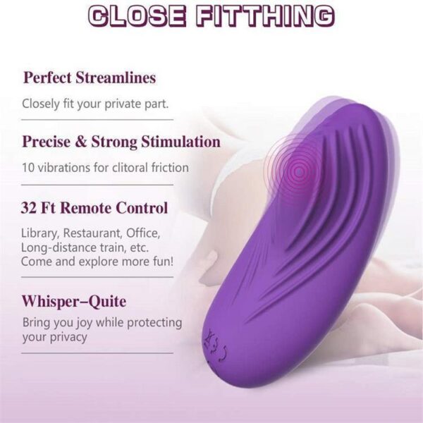 Female Panty Vibrator Flower Plum Out Wearing Models Silent Powerful Vibration Second Tide Flirtation Sex Appliances - Image 4