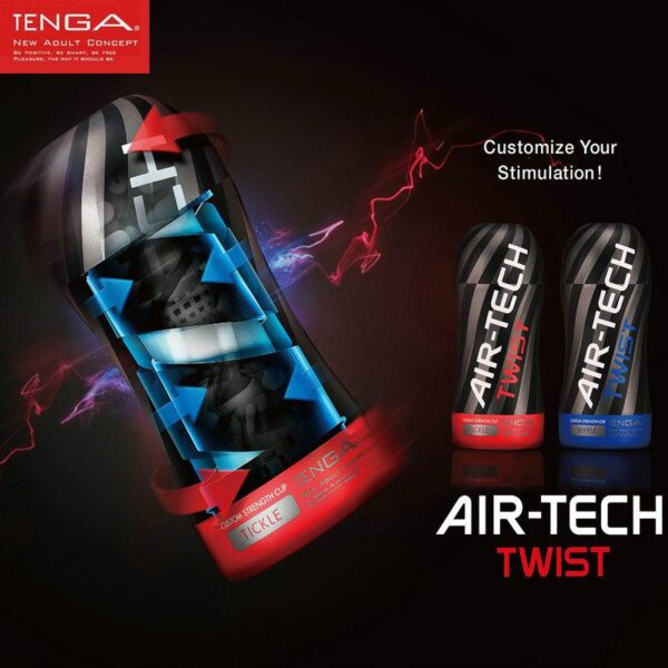 TENGA AIR-TECH TWIST Male Masturbator Reusable Vacuum Cup Sex Toys - Image 2