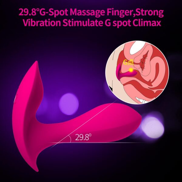 LETEN Wireless Remote Control Vibrator G-spot Wear Dildo 10 Mode Strapless Toys - Image 5