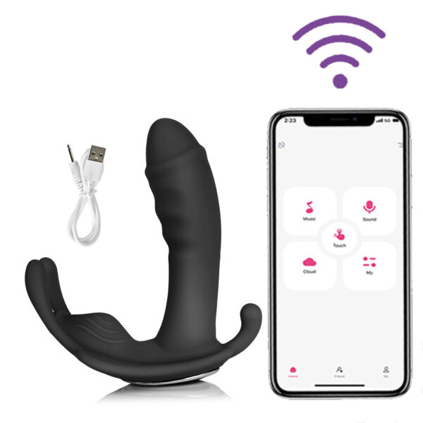 Remote APP Control In Different Places Wearing a New Strong Earthquake Masturbation Vibrator - Image 4