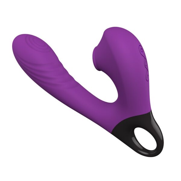 New 10 Frequency Vibration+10 Frequency Flapping+5 Frequency Sucking Masturbation Vibration Massage Stick Couple Sex Toys