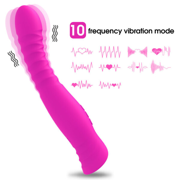 Adult Supplies Rechargeable Finger Thread G-Spot Vibrator Female Masturbation Massage AV Vibrator - Image 4