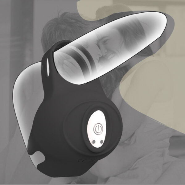 New Male Locking Sperm Double Ring Co-Vibration Device Multi-Frequency Remote Masturbation Forging Penis Lasting Prostate - Image 4