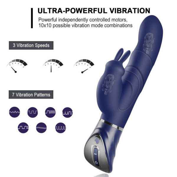 Women's Masturbation Supplies Second Tide Vibrator 12 Frequency Vibrator Heating Strong Shock Sex Toys Manufacturer Massage Stick - Image 2