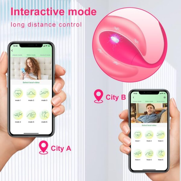 Adult Sex Toys with App Remote Control&Electric Stimulation Wearable Panty Vibrator G Spot Vibrating Eggs Bluetooth Vibratiers - Image 4