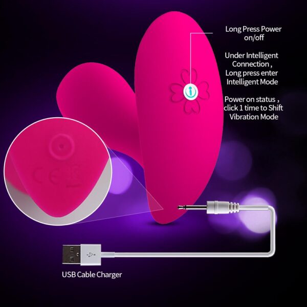 LETEN Wireless Remote Control Vibrator G-spot Wear Dildo 10 Mode Strapless Toys - Image 7