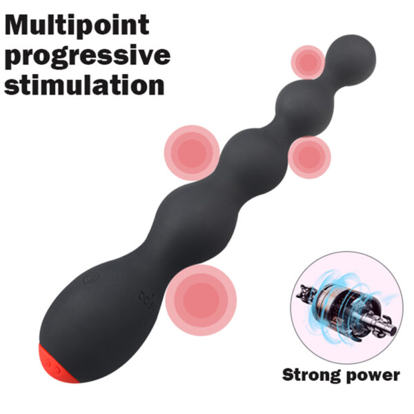 Adult Powerful Vibrator Prostate Exercise Multi-Frequency Posterior Pull Beads Anal Plugs Gay Male Stimulation G-Spot - Image 8