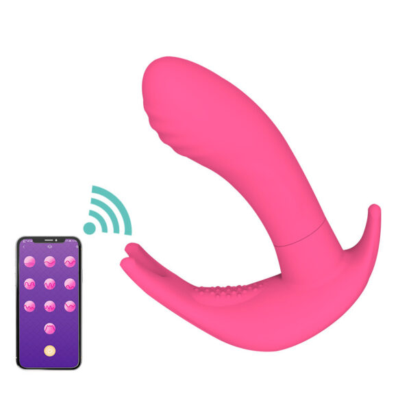 The APP Newly Equipped With Butterfly Sex Appeal Female Vibrating Massage Appliance Adult Couple's Warming Sex Appliance - Image 6