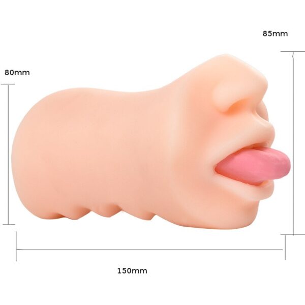 Adult Products Artificial Real Feeling 3D Deep Throat Male Masturbator Oral Masturbator Pocket Tongue Oral Sex Toys For Men - Image 8