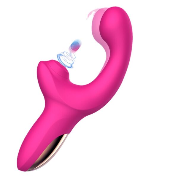 Female Sex Toys Charging G-spot Sucking Flapping Pulling Finger Vibrating Massage Stick, Female Masturbation Vibrator - Image 5