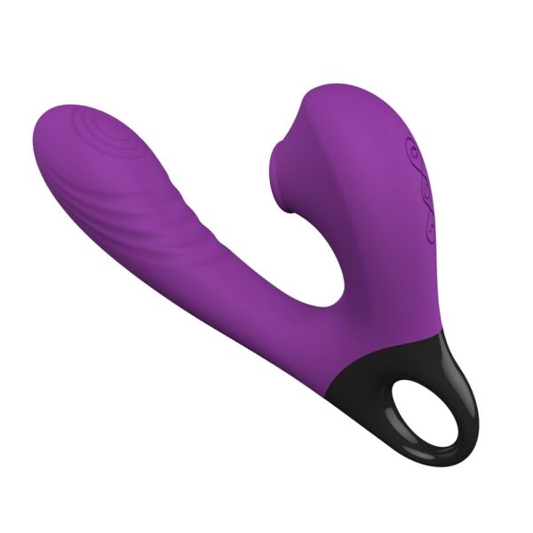 New 10 Frequency Vibration+10 Frequency Flapping+5 Frequency Sucking Masturbation Vibration Massage Stick Couple Sex Toys - Image 5