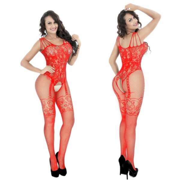 Sexy Women Lingerie Erotic Babydoll Fetish Body Suit Underwear Latex Costumes Female Bodystocking Sleepwear Bottom Open Crotch - Image 12