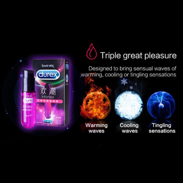 Durex Intense Orgasmic Gel 10ml Lubricant Sex Drops Strong Enhance Exciter for Women Safe Sex Toys - Image 5