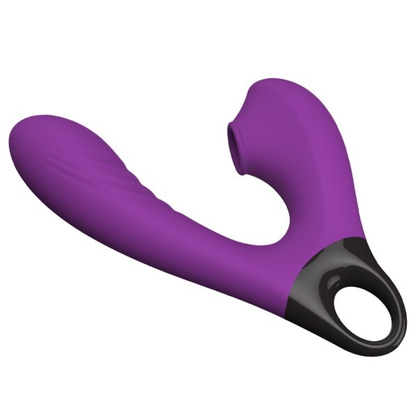 New 10 Frequency Vibration+10 Frequency Flapping+5 Frequency Sucking Masturbation Vibration Massage Stick Couple Sex Toys - Image 3