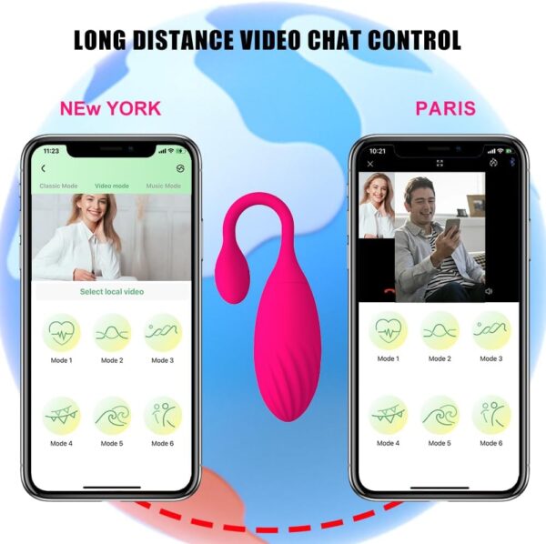 APP Remote Control Vibrator Clitoral Stimulator Adult Sex Toys for Women,G Spot Vibrator Vibrators Bluetooth Long Dista - Image 3