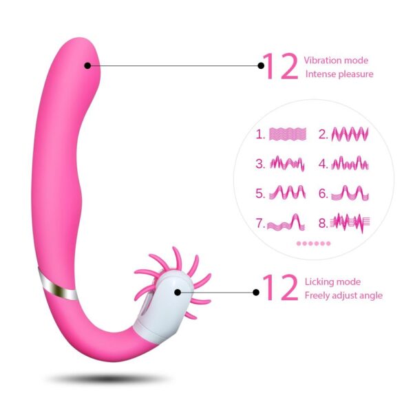 Unique Brushes Design for Better Clitoris Stimulation Plus G Spot Vibrator, Powerful Dual Motors Sex Toy - Image 6