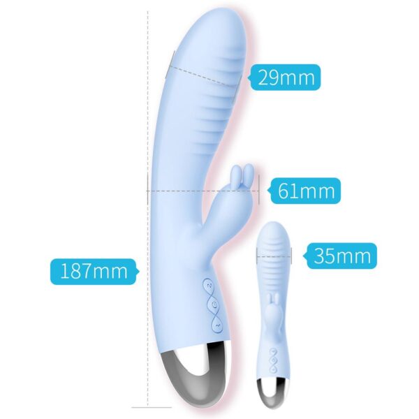 LETEN Rabbit Vibrator G-Spot Clitoris Super Soft Massager Stimulator - Image 4