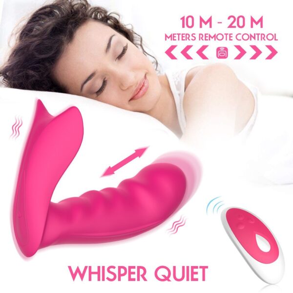 Tingyue Wireless Remote Control Jumping Egg Female Masturbator Wearable Phallus Vibrator Silicone Dildo Sex Toys - Image 3