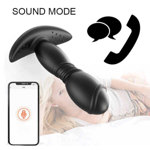 New Female Posterior Anal Plug Automatic Stretching Vibration APP Control Remote Prostate Massager Adult - Image 3