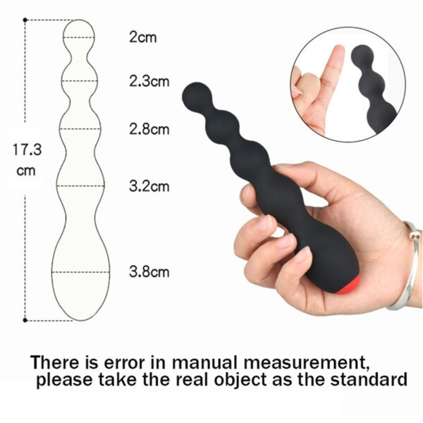 Adult Powerful Vibrator Prostate Exercise Multi-Frequency Posterior Pull Beads Anal Plugs Gay Male Stimulation G-Spot - Image 6